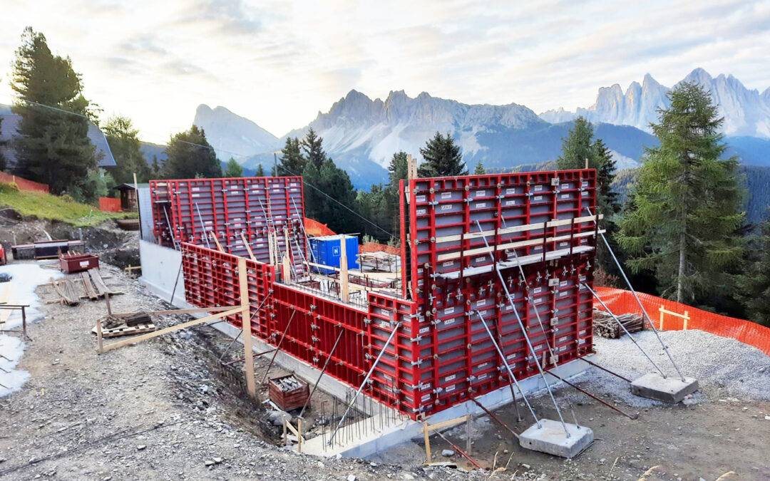 Wiederverwendbare Schalung für Beton